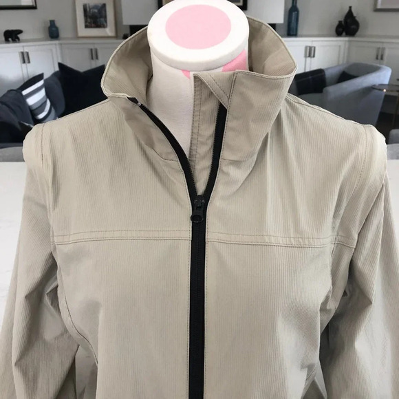 Tilley Endurable Canada Full Zip Nylon Jacket/Vest w Detachable Slvs Khaki Sz M - Picture 3 of 16